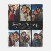 Individuelle Paare für immer zusammenpassen Fleecedecke (Vorderseite)