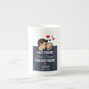 Individuelle Papa-Kaffeetasse Porzellantasse