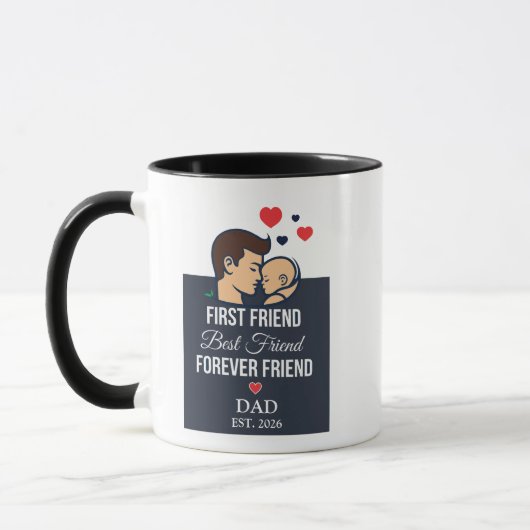 Individuelle Papa-Kaffeetasse Tasse (Links)