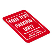 Individuelle PARKPLÄTZE NUR lustigen Kühlschrankma Magnet (Rechte Seite)