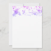 Individuelle Party Einladung (Rückseite)