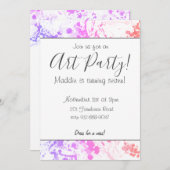 Individuelle Party Einladung (Vorne/Hinten)