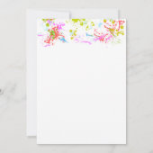 Individuelle Party Einladung (Rückseite)