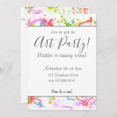 Individuelle Party Einladung (Vorne/Hinten)