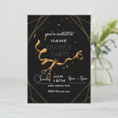 Individuelle Party Einladung der Scheidung (Stehend Vorderseite)