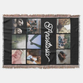 Individuelle Personalisierte Typografie und FotoCo Decke (Vorderseite)