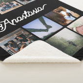 Individuelle Personalisierte Typografie und FotoCo Sherpadecke (3/4)