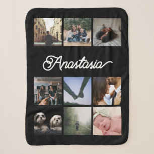 Individuelle Personalisierte Typografie und FotoCo Sherpadecke