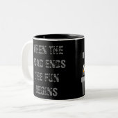 Individuelle Personalisierung der klassischen Land Zweifarbige Tasse (Vorderseite Links)