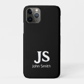 Individuelle persönliche Initialen Case-Mate iPhone Hülle (Rückseite)