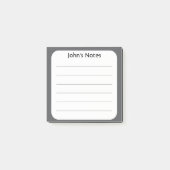 Individuelle Persönlichkeit Post-it Klebezettel (Vorderseite)