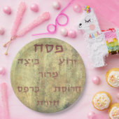 Individuelle Pesach Seder Teller für jedermann (Party)