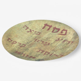 Individuelle Pesach Seder Teller für jedermann