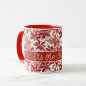 Individuelle Petite Poinsettia Tasse (Vorderseite Links)