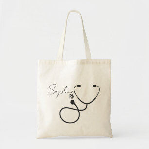 Individuelle Pflege-Tasche mit Namen und Stethosko Tragetasche