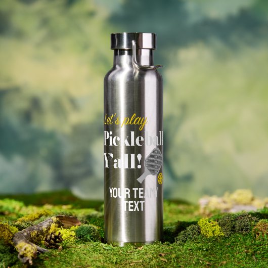 Individuelle Pickleball-Wasserflasche mit personal Trinkflasche (Außenbereich (gedreht))
