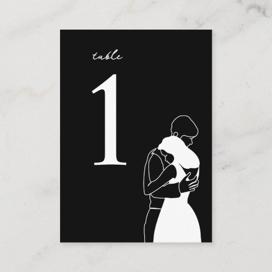 Individuelle Platzkarte für den einzelnen Gastname (Rückseite)