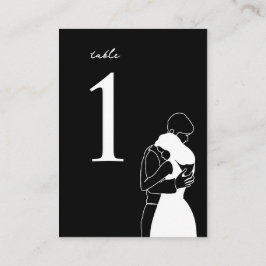 Individuelle Platzkarte für den einzelnen Gastname