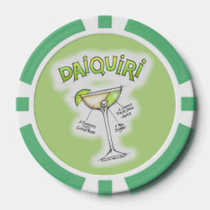 INDIVIDUELLE POKERCHIPS - DAIQUIRI-REZEPT COCKTAIL