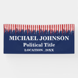 Individuelle politische Kampagne Banner