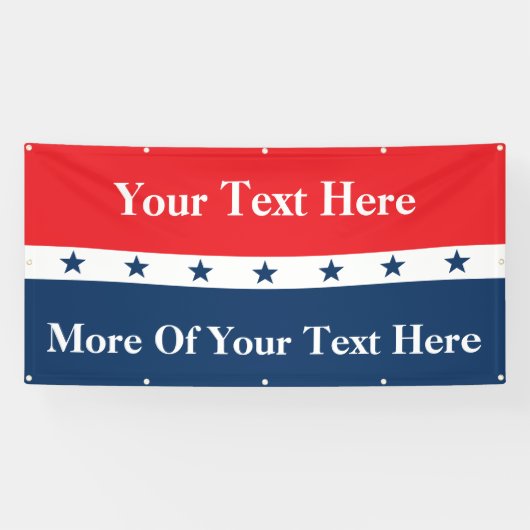 Individuelle politische Kampagne Banner (Horizontal)