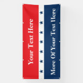 Individuelle politische Kampagne Banner (Vertikal)