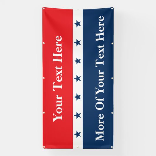 Individuelle politische Kampagne Banner (Vertikal)