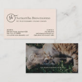 Individuelle Portrait Pet Fotografie Visitenkarte (Vorne/Hinten)