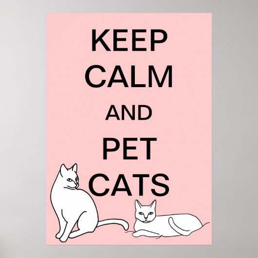 Individuelle Postings für Beruhigungskatzen und Ka Poster (Vorne)