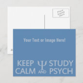 Individuelle Postkarte für Calm & Study Psych beha (Vorne/Hinten)