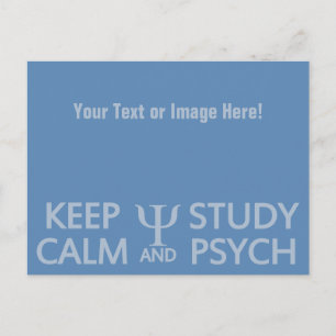 Individuelle Postkarte für Calm & Study Psych beha