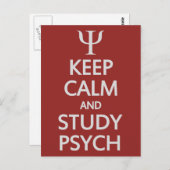 Individuelle Postkarte für Calm & Study Psych beha (Vorne/Hinten)