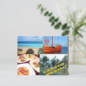 INDIVIDUELLE POSTKARTEN - CANCUN COLLAGE 1 (Stehend Vorderseite)