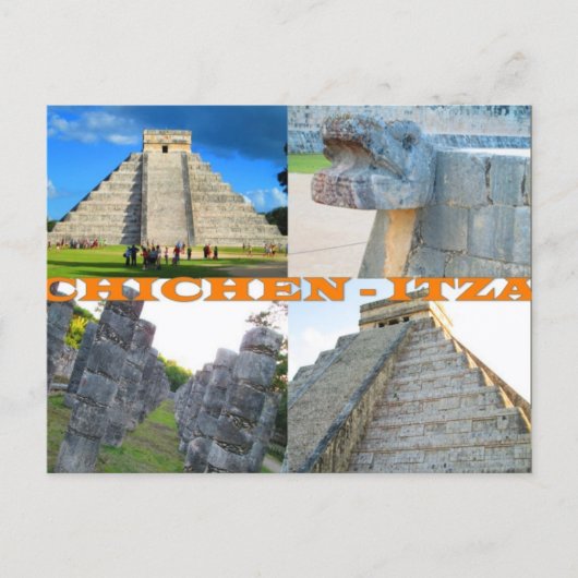 INDIVIDUELLE POSTKARTEN - CANCUN COLLAGE 3 (Vorderseite)