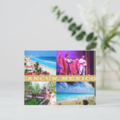 INDIVIDUELLE POSTKARTEN - CANCUN COLLAGE 9 (Stehend Vorderseite)