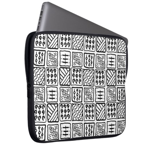 Individuelle, primitive Kunstärmel Laptopschutzhülle (Vorne Rechts)