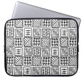 Individuelle, primitive Kunstärmel Laptopschutzhülle (Vorderseite)