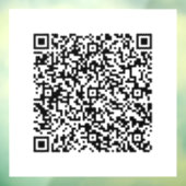 Individuelle QR-Code-Werbeaktion für das Geschäfts Fensteraufkleber (Blatt 3)