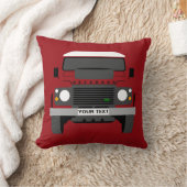 Individuelle Red Land Rover Kissen (Decke)