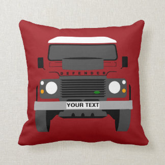Individuelle Red Land Rover Kissen