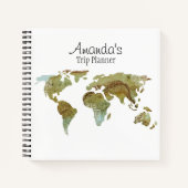 Individuelle Reise-Planer Notizblock (Vorderseite)