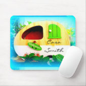 Individuelle Retro-Camper-Casa Mousepad (Mit Mouse)
