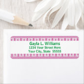 Individuelle Rücksendeadresse für Rosa und Grüne F (Insitu)