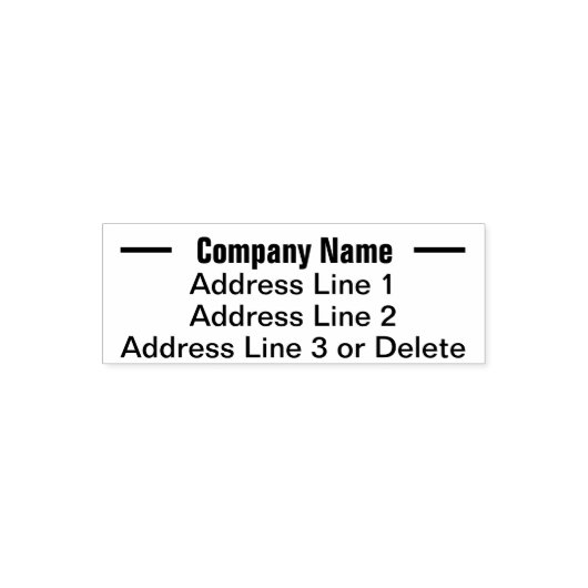 Individuelle Rücksendeadresse Permastempel (Design)