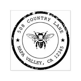 Individuelle Rücksendeadresse Selbstfarbige Briefm Permastempel