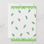 Individuelle Safari Geburtstagsparty Einladung (Rückseite)