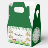 Individuelle Safari Geburtstagsparty Geschenkschachtel (Geöffnet)