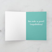 Individuelle Saint Bernard Abschluss Card Karte (Innenseite)