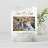 Individuelle Save the Date Einladung (Stehend Vorderseite)