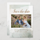 Individuelle Save the Date Einladung (Vorne/Hinten)
